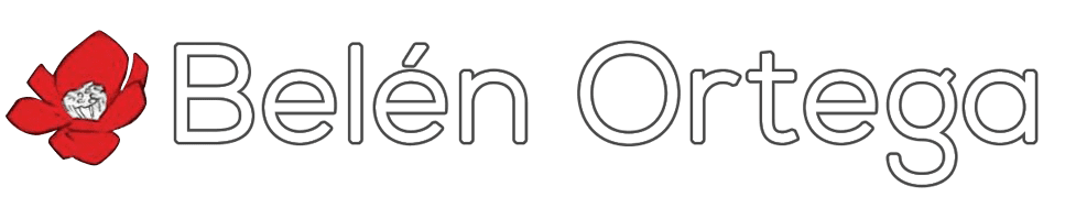 Logo Belen Ortega Blanco Flor